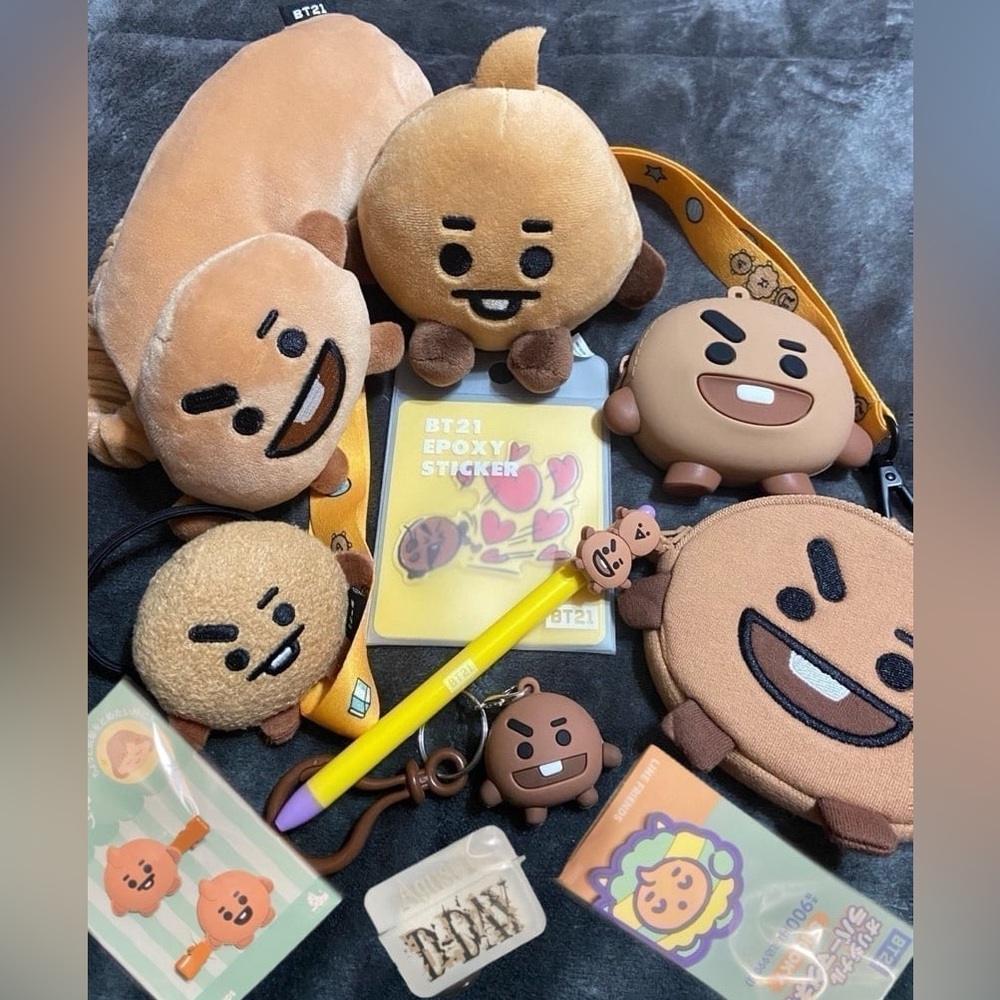 BTS BT21 SHOOKY BUNDLE LOT (16 ITEMS)